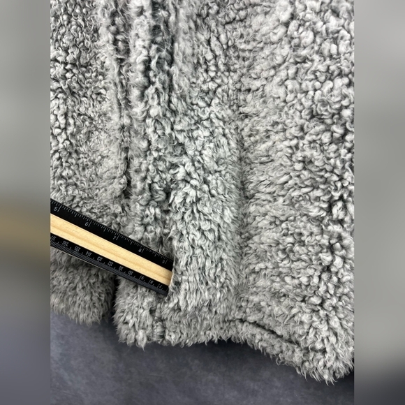 WEATHERPROOF Fleece Pullover with 1/4 Zip Neckline Cotton Gray Size M - Picture 10 of 15